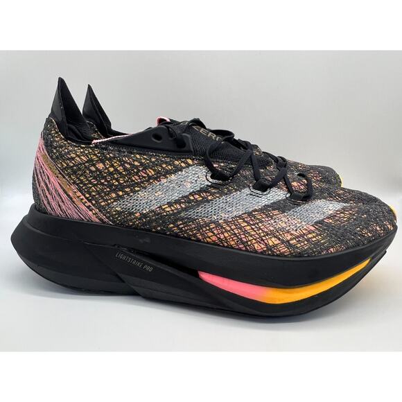 adidas Adizero Prime X 2.0 Strung Black Spark Sneakers ID0267 Men's Size 12 - Picture 1 of 12